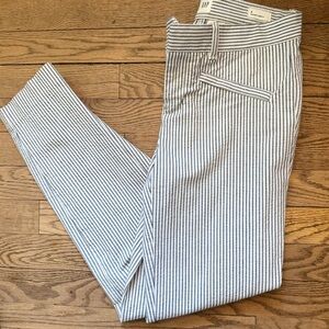 Gap Striped Navy and White Pants
